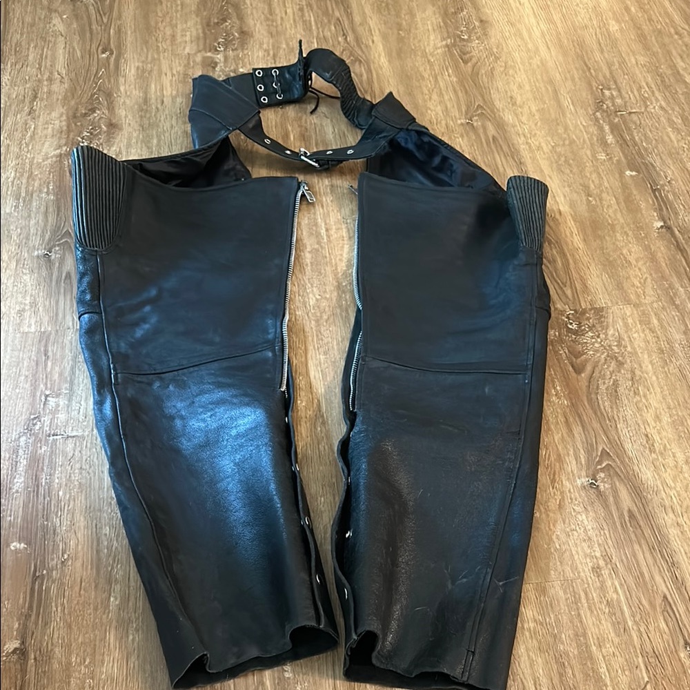 Interstate Leather Black Chaps - image 1